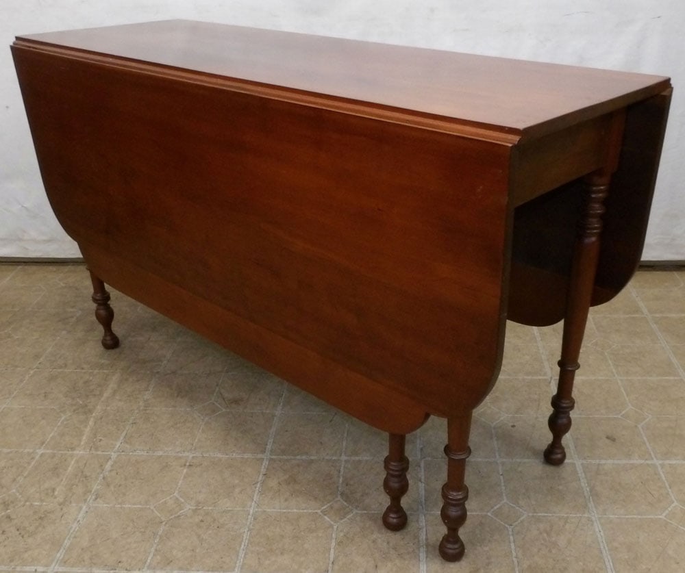 cherry drop leaf dining table (1 of 7)