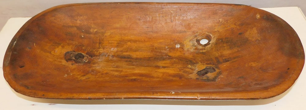 antique wooden dough bowl (1 of 3)