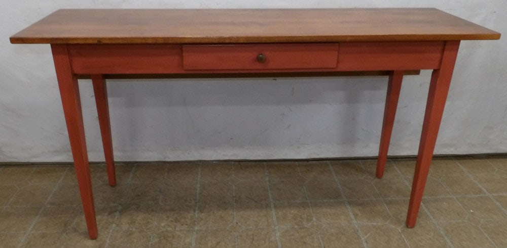 mahogany drop leaf console (1 of 3)