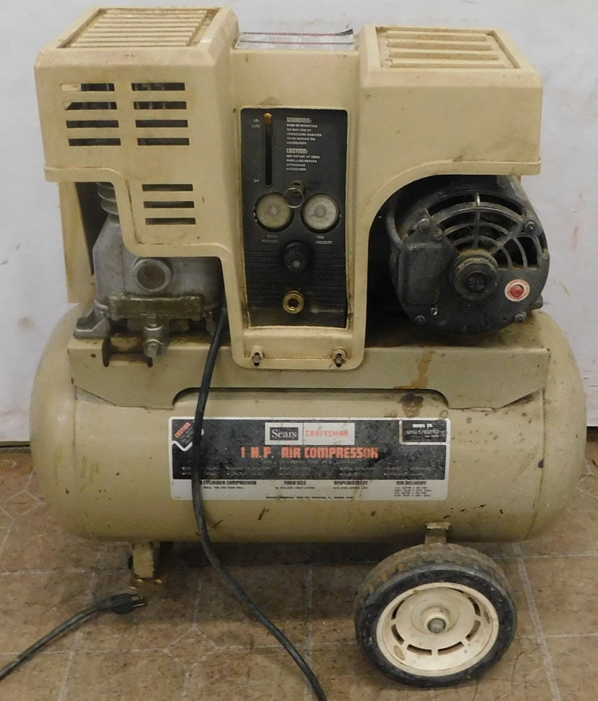 vintage craftsman air compressor - as is (1 of 6)
