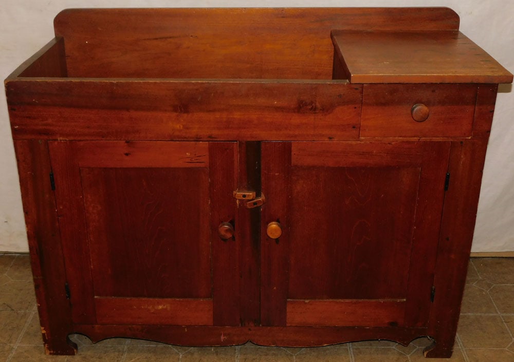 antique cherry dry sink (1 of 6)