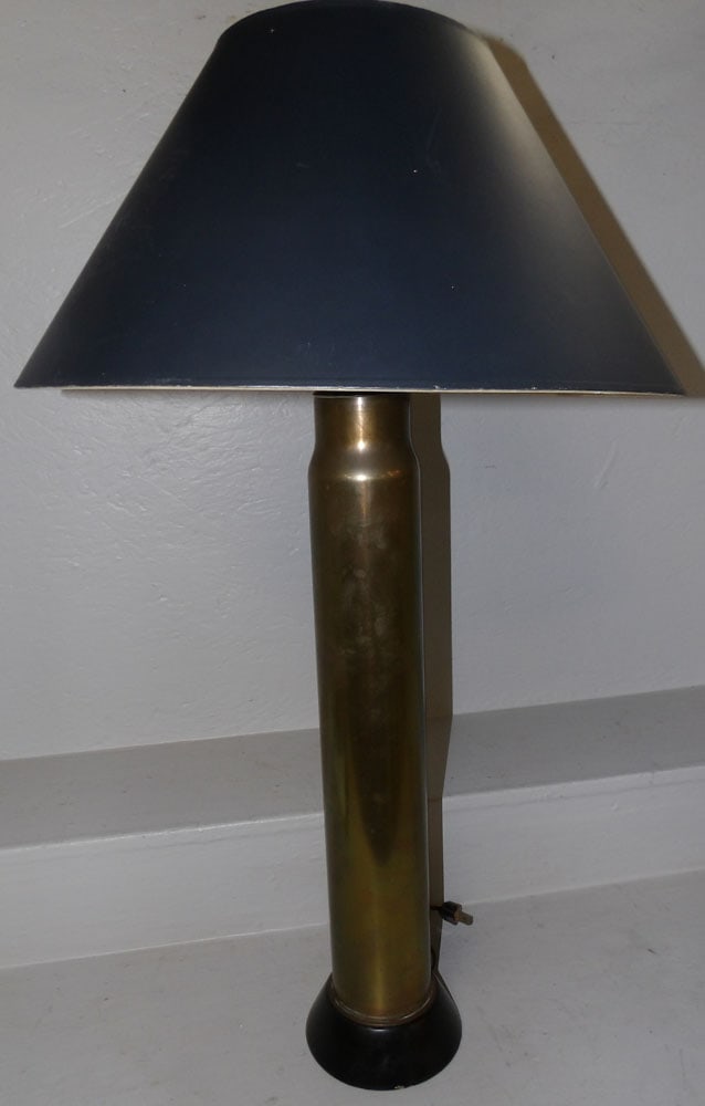 brass trench art lamp (1 of 2)