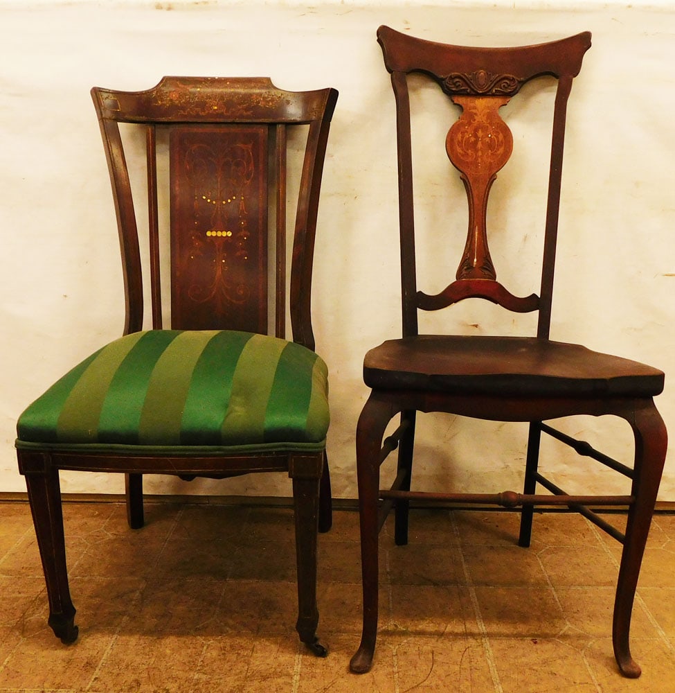 two antique side chairs (1 of 6)