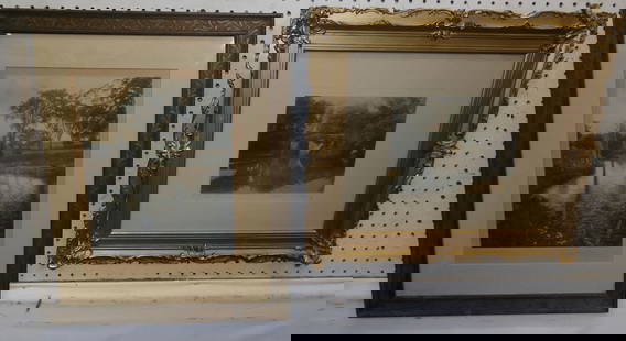 two Wallace nutting frame prints: two Wallace nutting frame prints. Up to 18 3/4" x 22 3/4" ALL DESCRIPTIONS AND ANY CONDITION STATEMENT GIVEN BY LANGSTON AUCTION GALLERY ARE STRICTLY OPINIONS AND LANGSTON'S SHALL HAVE NO RESPONSIBILI
