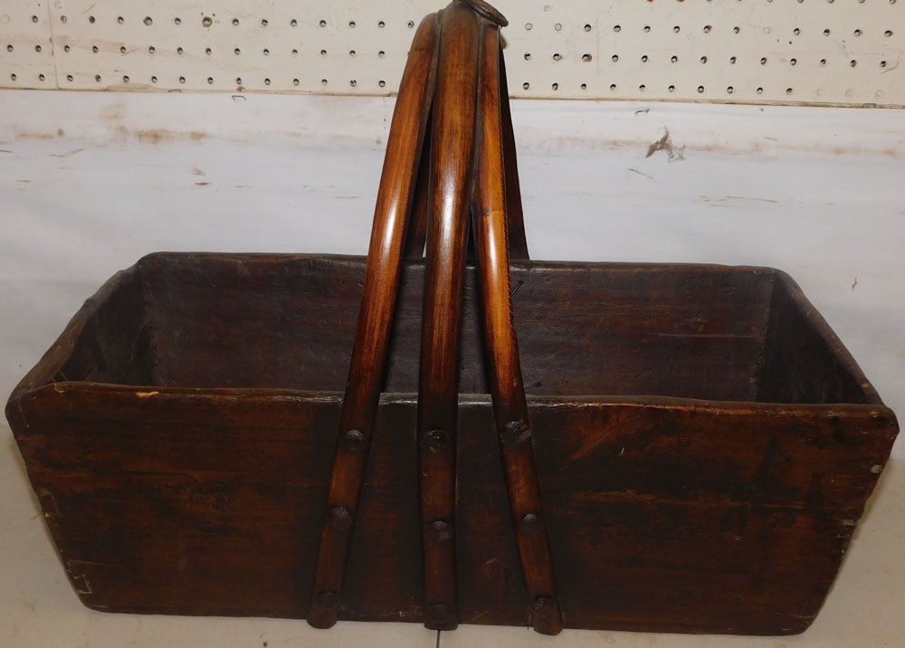 oriental wooden basket (1 of 4)