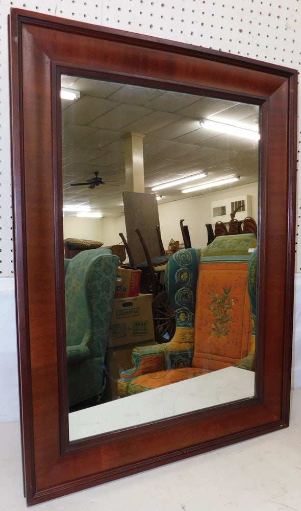 mahogany frame mirror (1 of 3)
