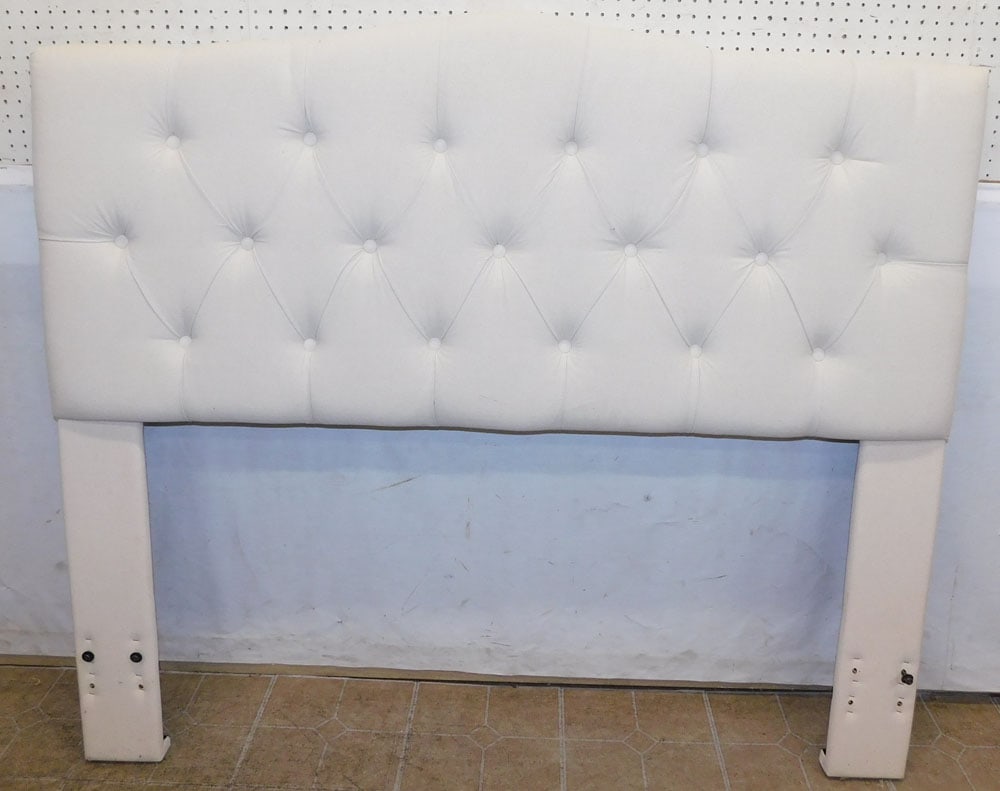 upholstered queen size headboard (1 of 4)
