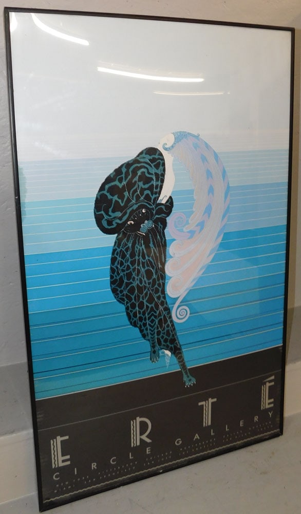 framed poster: framed poster. 22 1/4 by 36 ALL DESCRIPTIONS AND ANY CONDITION STATEMENT GIVEN BY LANGSTON AUCTION GALLERY ARE STRICTLY OPINIONS AND LANGSTON'S SHALL HAVE NO RESPONSIBILITY FOR ERRORS OR OMISSIONS. TH
