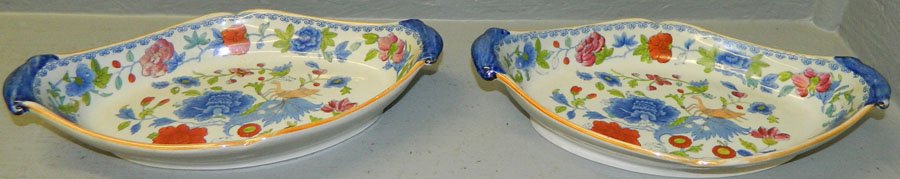 (2) Early 19th Century Ironstone dishes.: (2) Early 19th Century Ironstone dishes.