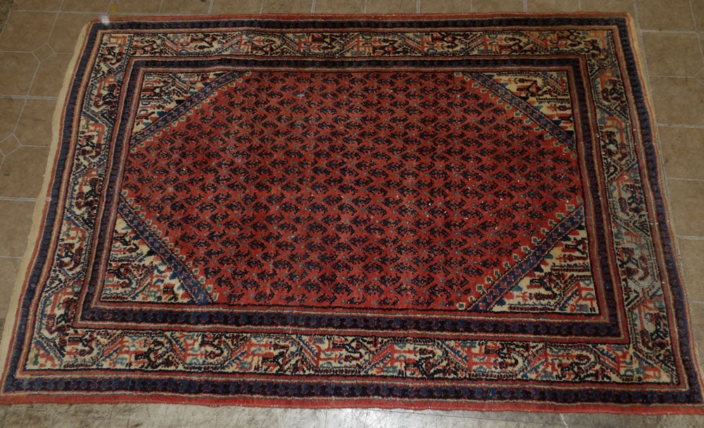 5' x 3' 6" Antique Hand Made Rug (1 of 3)