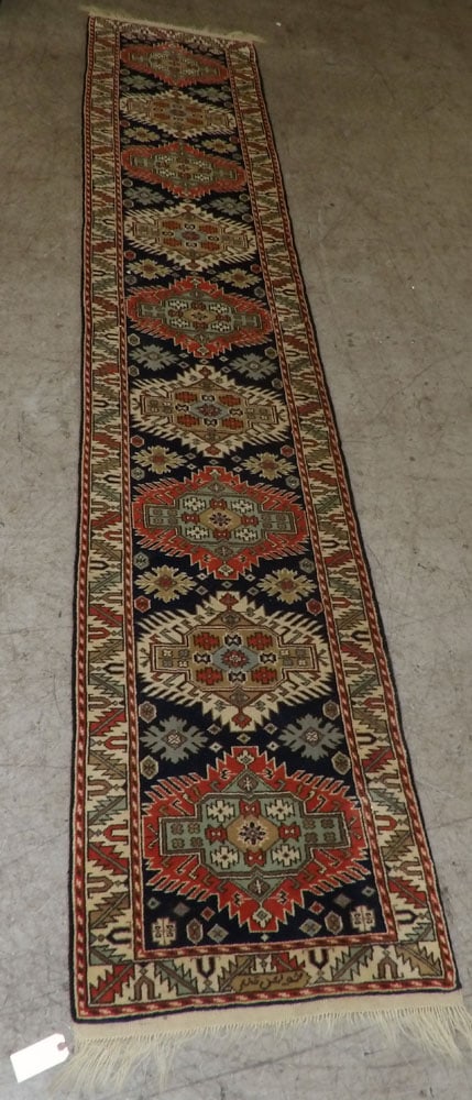 2' 5" x 13' 9" Hand Made Oriental Runner (1 of 7)