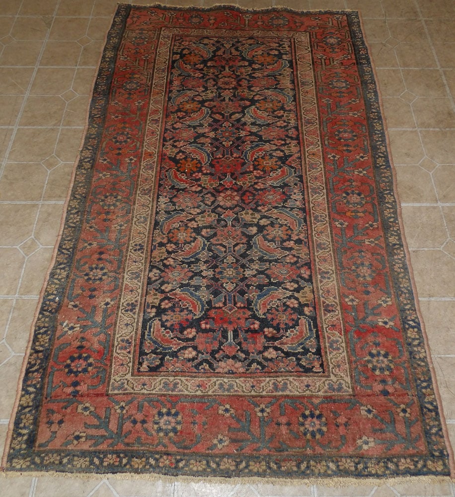 3' 4" x 5' 7" Antique Hand Made Oriental Rug (1 of 4)