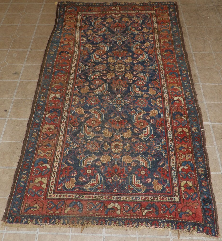 3' 5" x 6' Antique Hand Made Oriental Rug (1 of 4)