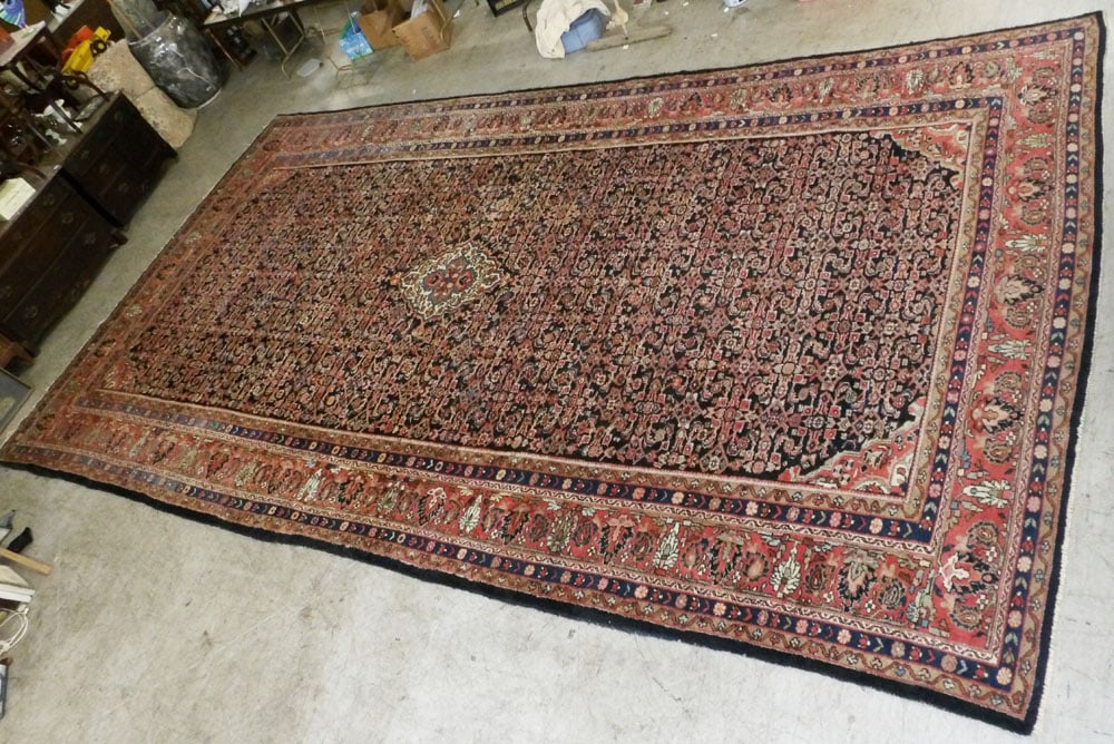 11' 3" x 20' 6" Antique Hand Made Oriental Rug (1 of 7)