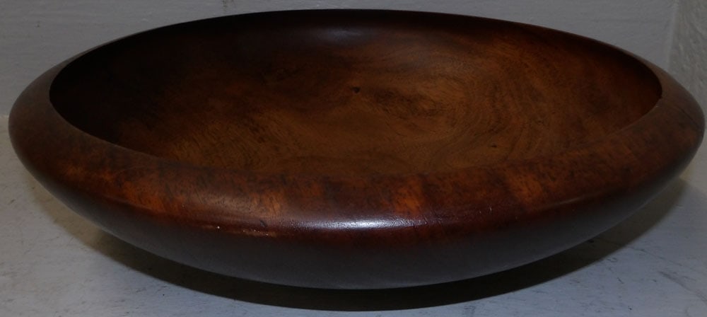Mid Century Modern Teak Wood Bowl (1 of 3)
