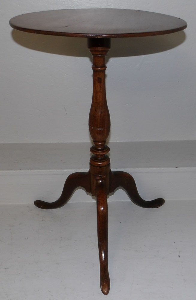 19th Century Mahogany Candle Stand (1 of 3)