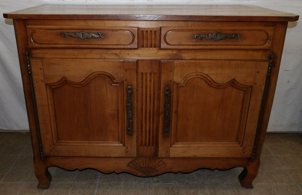 19th Century Cherry French Provincial Two Door Cabinet (1 of 10)