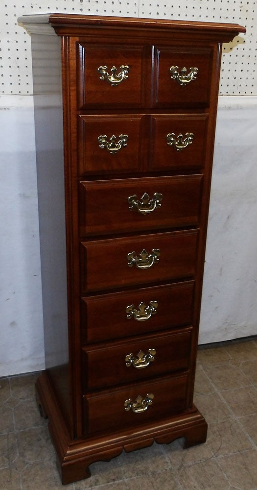 cherry seven drawer lingerie chest by American Drew (1 of 4)