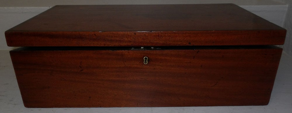 19th Century Inlaid Mahogany Lap Desk (1 of 6)