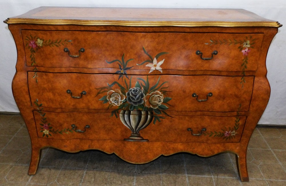 Painted Three Drawer Commode (1 of 6)