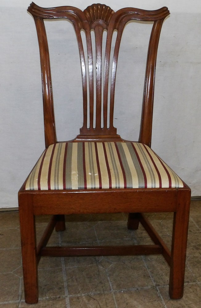18th Century Mahogany Georgian Side Chair (1 of 4)