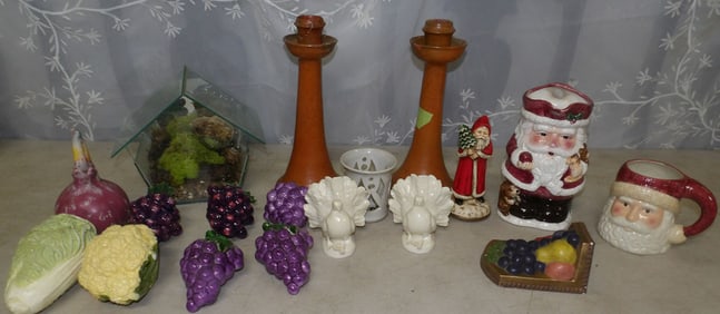 lot of porcelain and pottery items