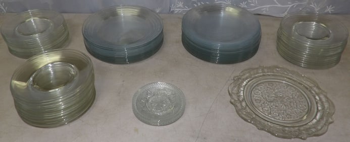 lot of glass plates