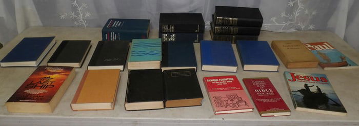 lot of vintage books