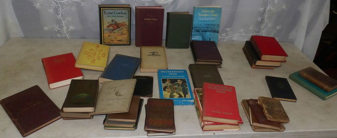 lot of vintage books