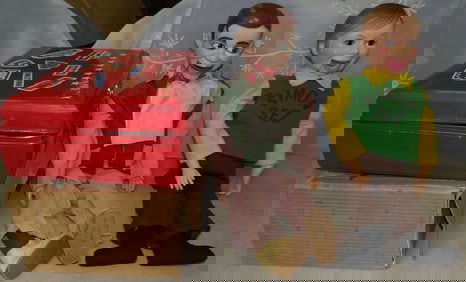 lot of ventriloquist dolls