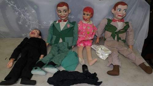 lot of ventriloquist dolls