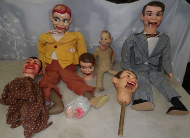 lot of ventriloquist dolls
