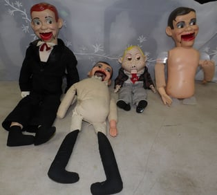 lot of ventriloquist dolls