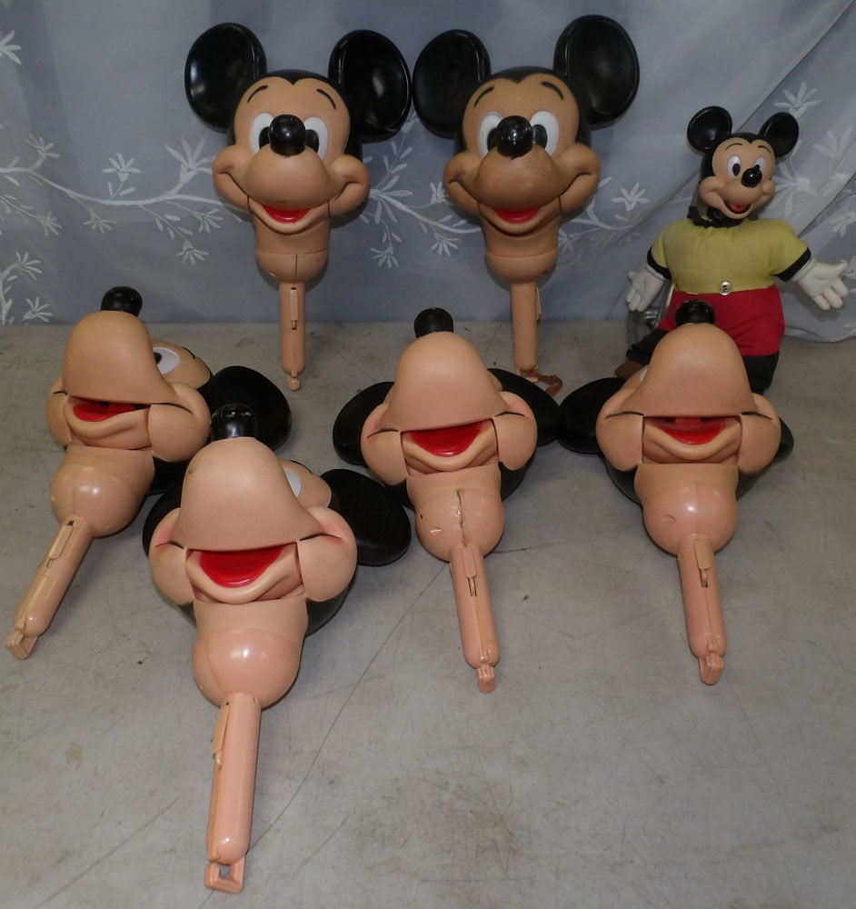 lot of ventriloquist doll heads (1 of 3)