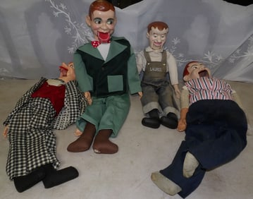lot of ventriloquist dolls