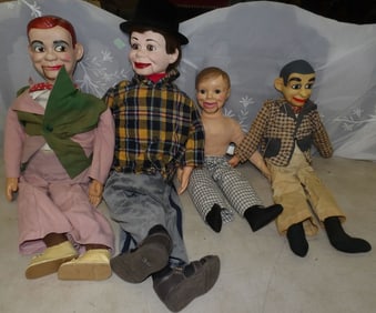 lot of ventriloquist dolls