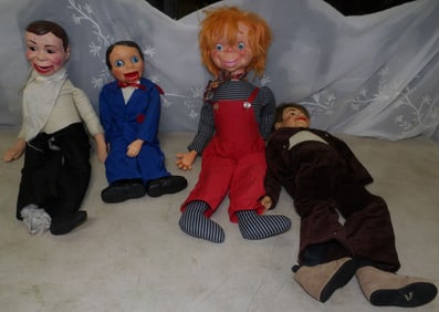lot of ventriloquist dolls