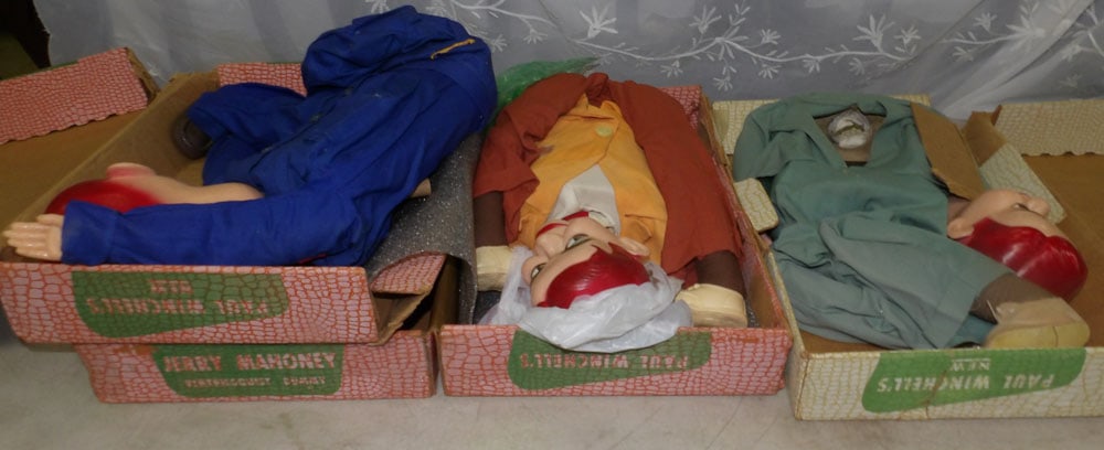 lot of ventriloquist dolls in original boxes (1 of 3)