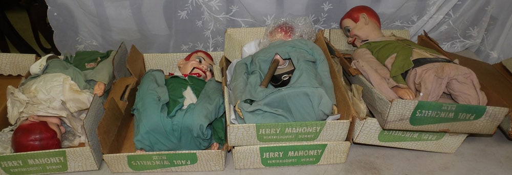 lot of ventriloquist dolls in original boxes (1 of 7)