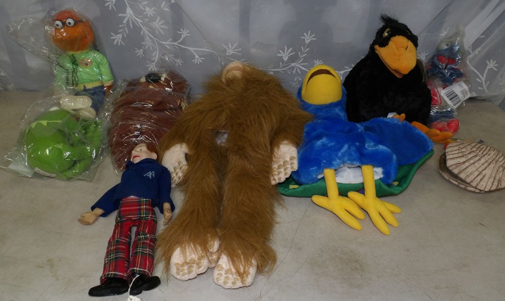lot of ventriloquist dolls: lot of ventriloquist dolls. "ALL DESCRIPTIONS AND ANY CONDITION STATEMENT GIVEN BY LANGSTON AUCTION GALLERY ARE STRICTLY OPINIONS AND LANGSTON'S SHALL HAVE NO RESPONSIBILITY FOR ERRORS OR OMISSIONS. T