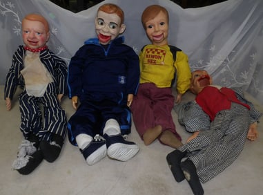 lot of ventriloquist dolls