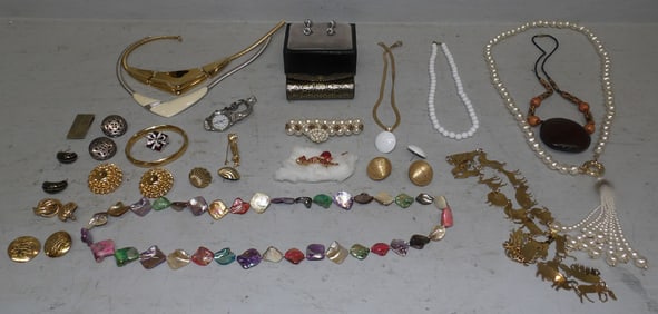 lot of costume jewelry