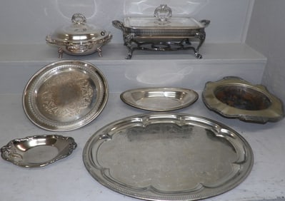 lot of silver plated items