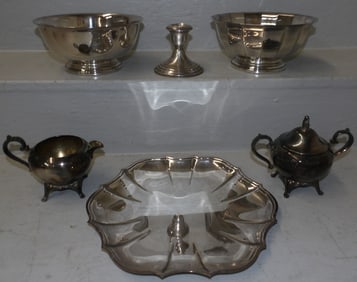 lot of silver plated items