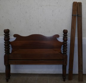 antique cherry full size bed with rails