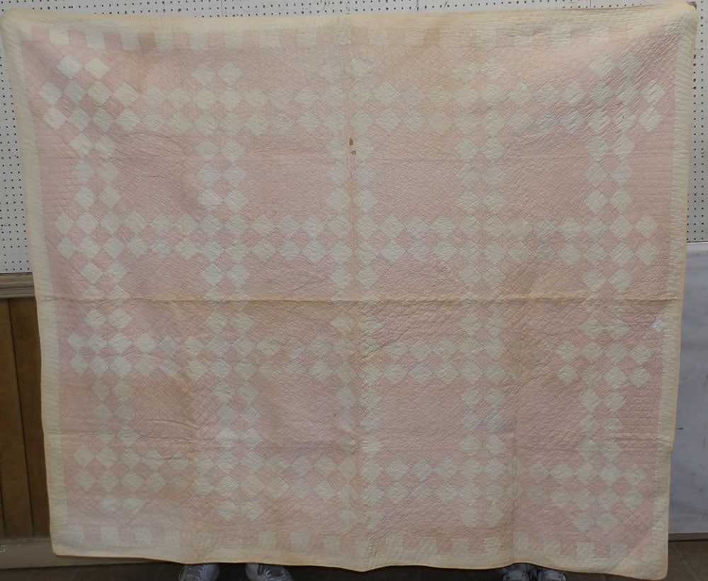 antique full size hand made quilt (1 of 4)