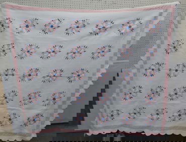 antique full size hand made quilt