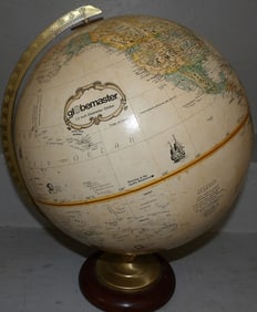 globe master desk top world globe