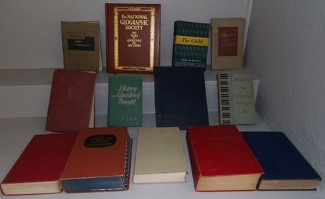 lot of vintage books
