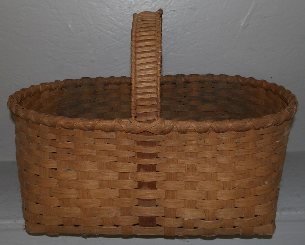 Vintage Split Oak Basket (1 of 4)